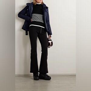 erin snow | Black Flare Ski Pants 2